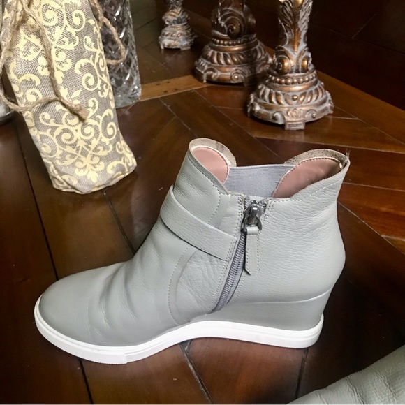 LINEA PAOLO Gray Wedge Sneakers - Picture 10 of 14